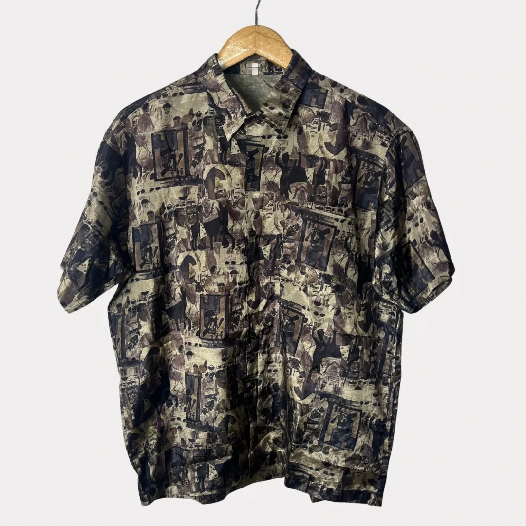 Pharaonic Patterned Shirts XL