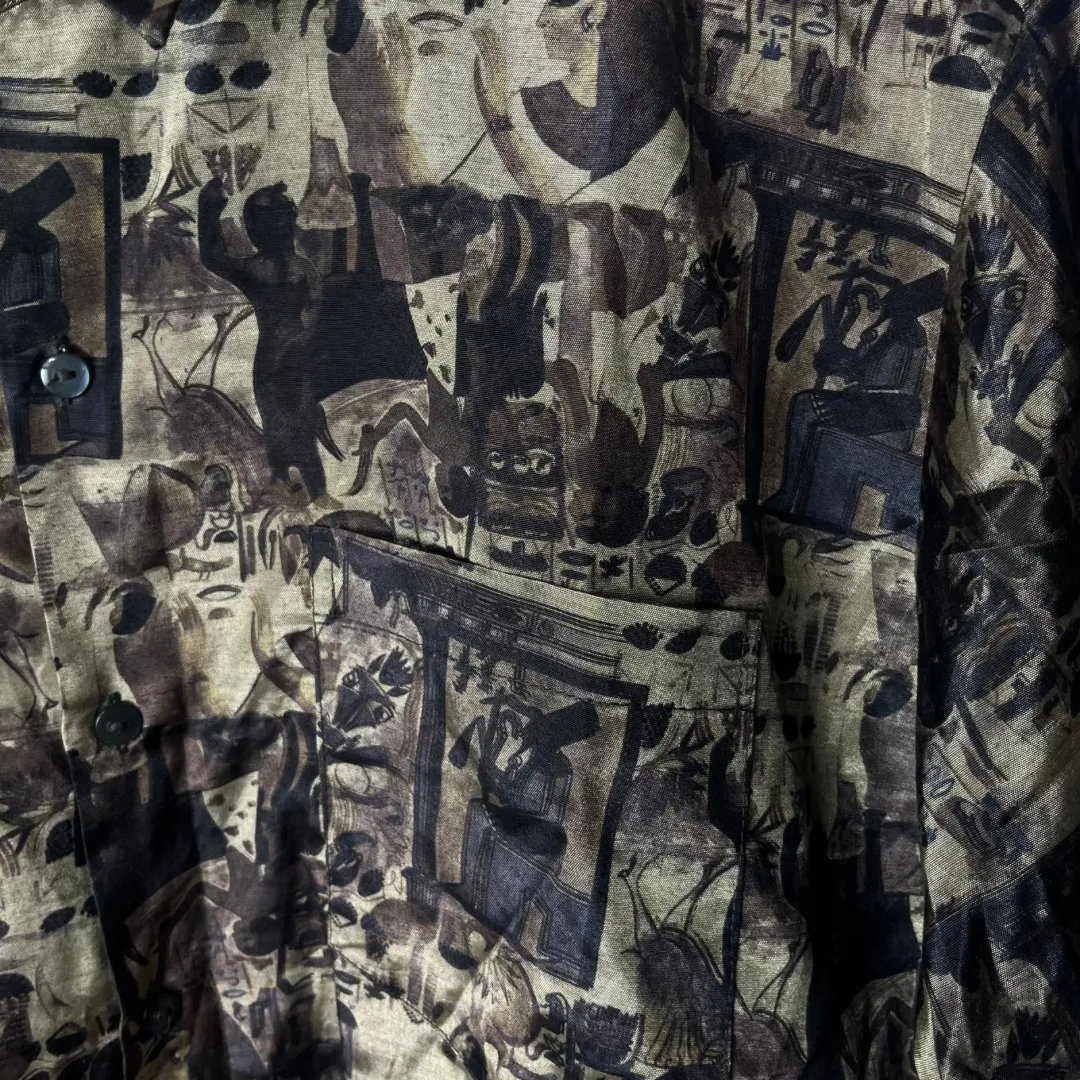 Pharaonic Patterned Shirts XL