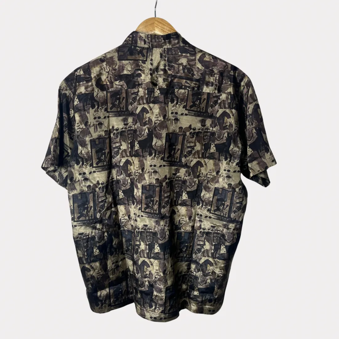 Pharaonic Patterned Shirts XL