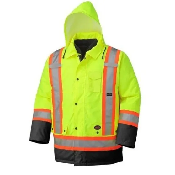 Pioneer Hi-Viz Parka 7-in-1 Waterproof Safety Jacket