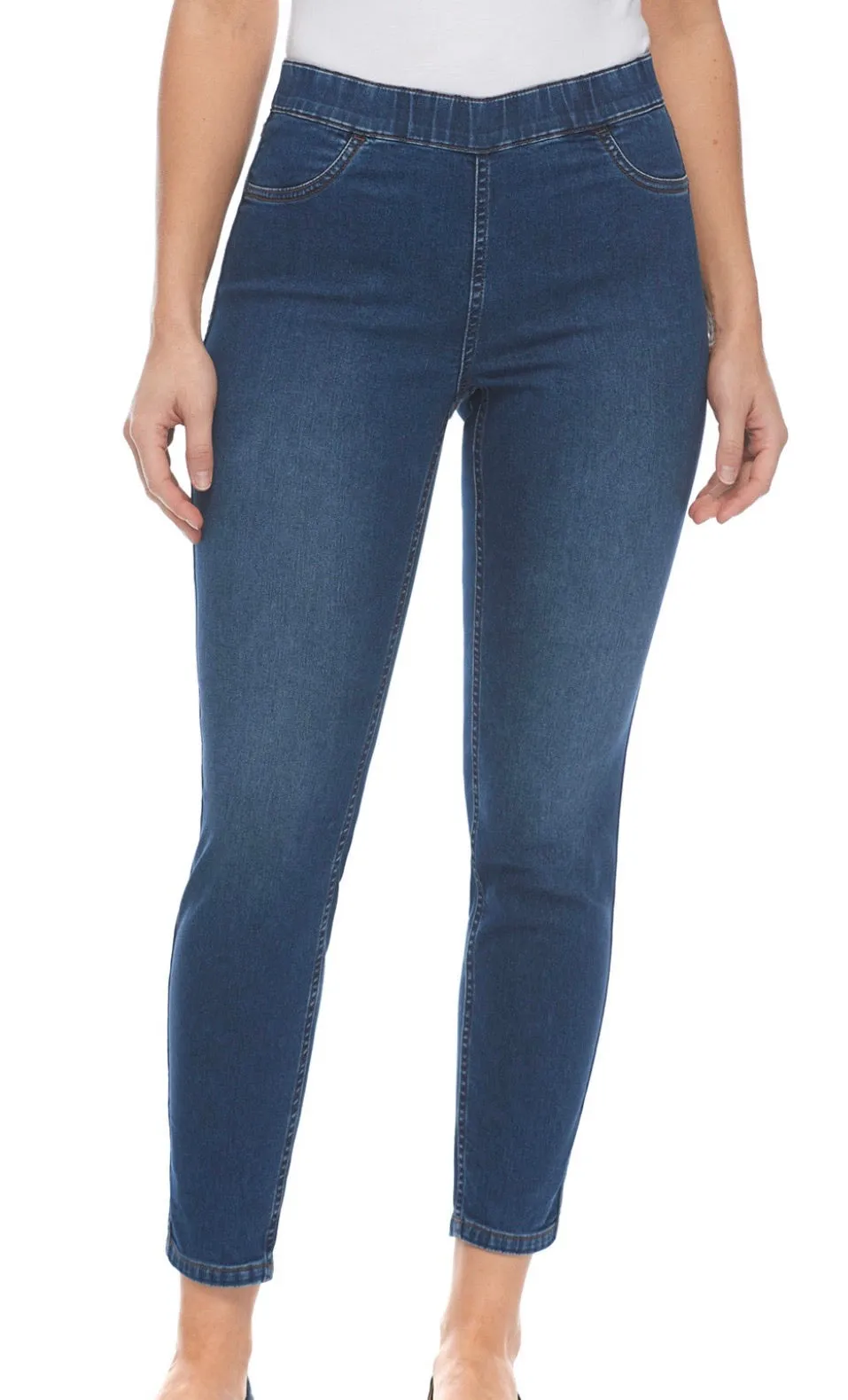 Pull-on Reversible Slim Ankle Jean