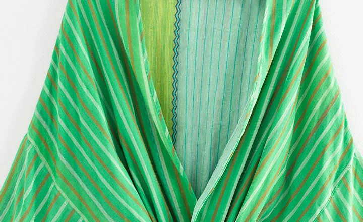 REVERSIBLE KIMONO ROBE