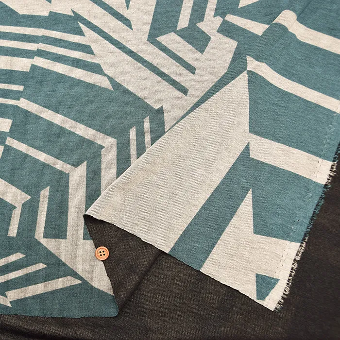 Reversible Knit Printed Fabric