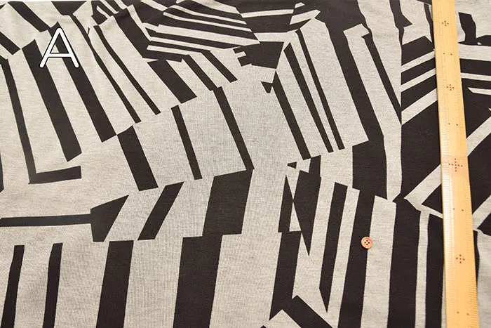 Reversible Knit Printed Fabric