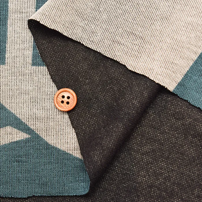 Reversible Knit Printed Fabric