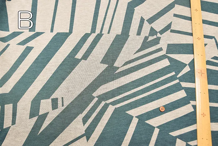 Reversible Knit Printed Fabric