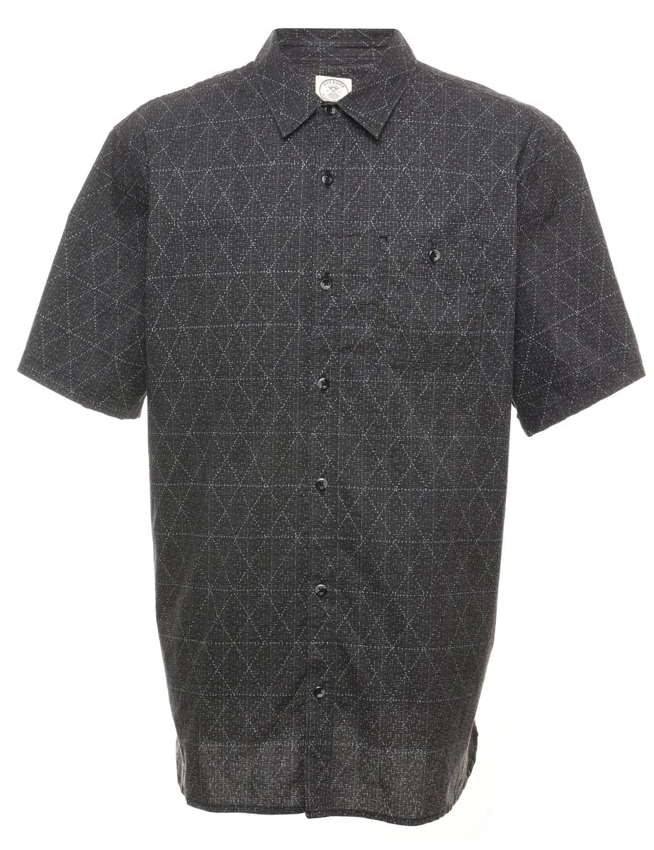 Short Sleeve Patterned Shirt - XL