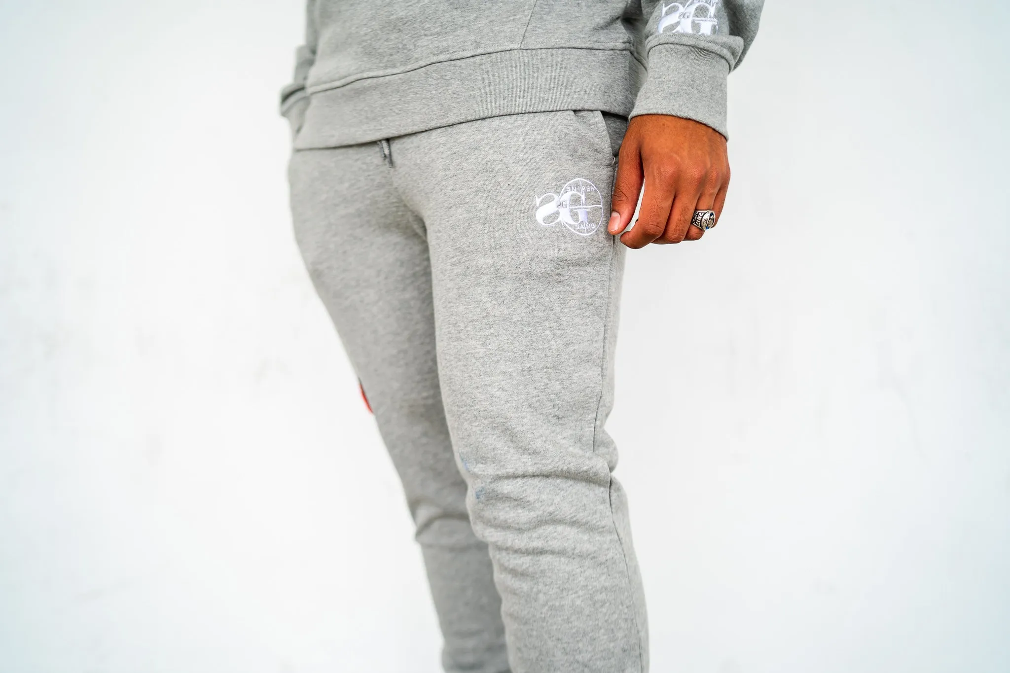 Sniper Gang Glee Joggers (Grey/Multi)