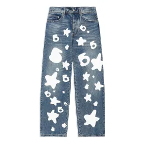 Sp5der Beluga Light Indigo Wash Denim