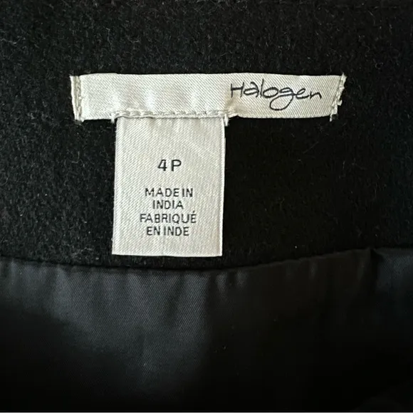 Sz4 Halogen Leather Block Mini Skirt