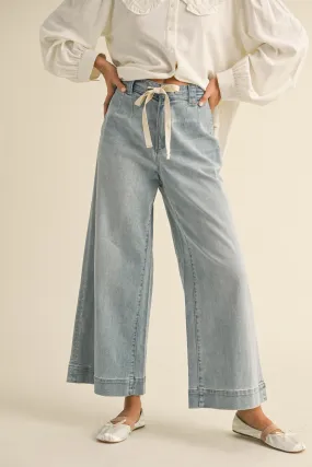 The Washed Tie Front Jean