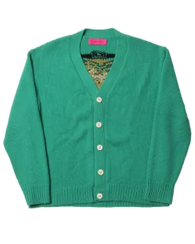 Tiger Swirl cashmere cardigan