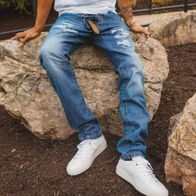 'Tom Antique' Athletic Selvedge Jeans