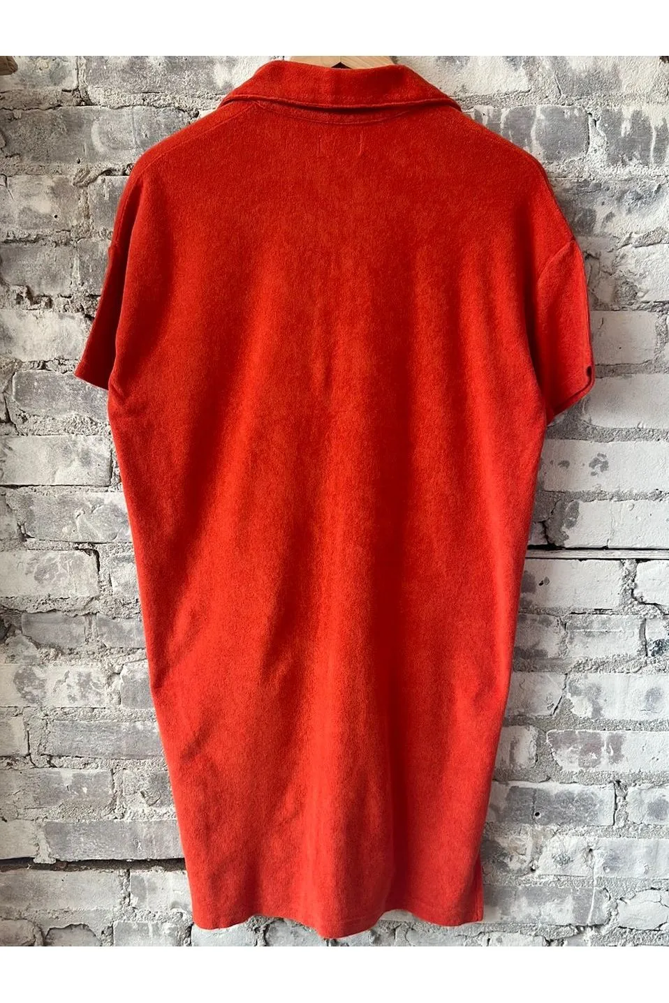 Tuan Cotton Toweling Dress - Poppy