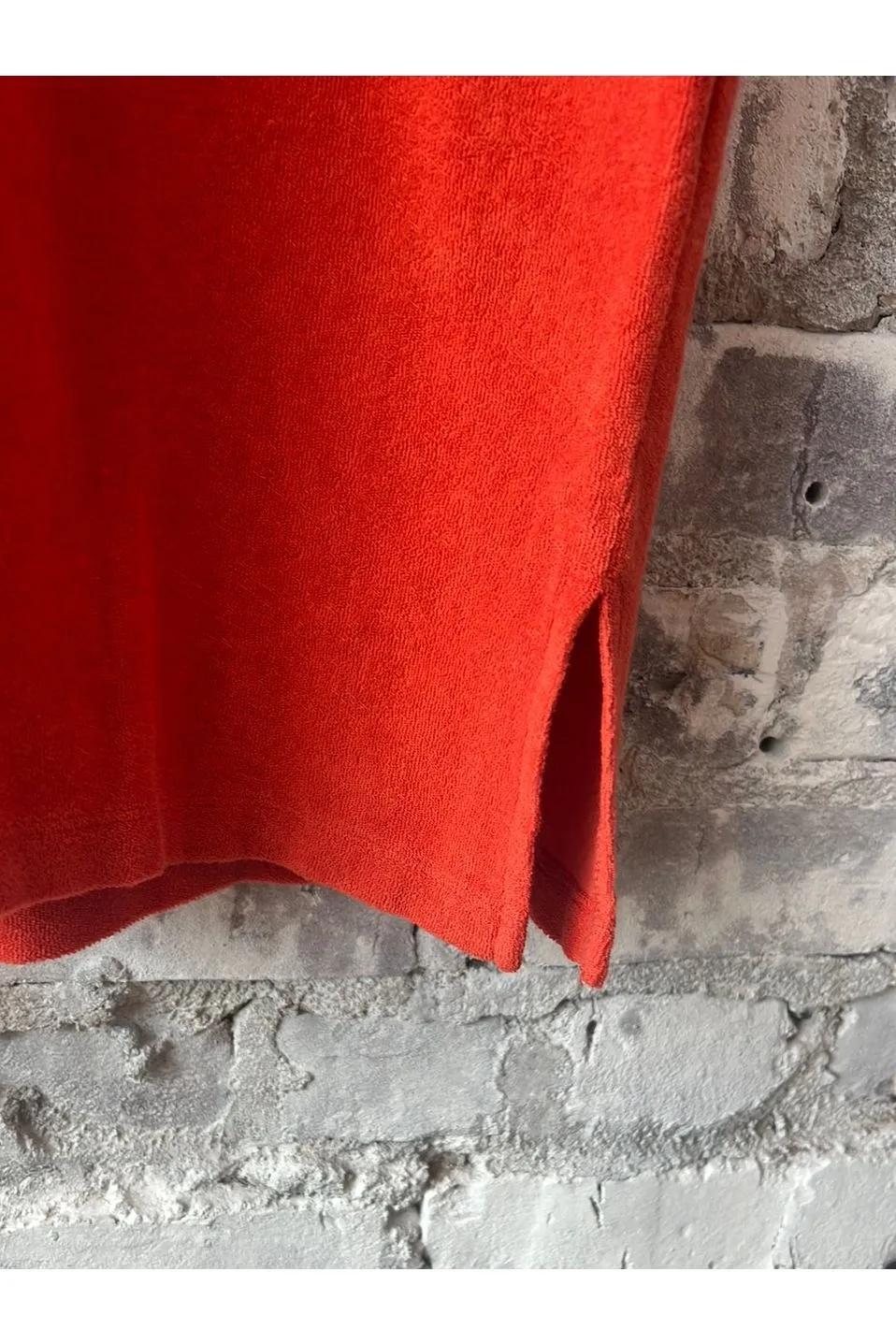 Tuan Cotton Toweling Dress - Poppy