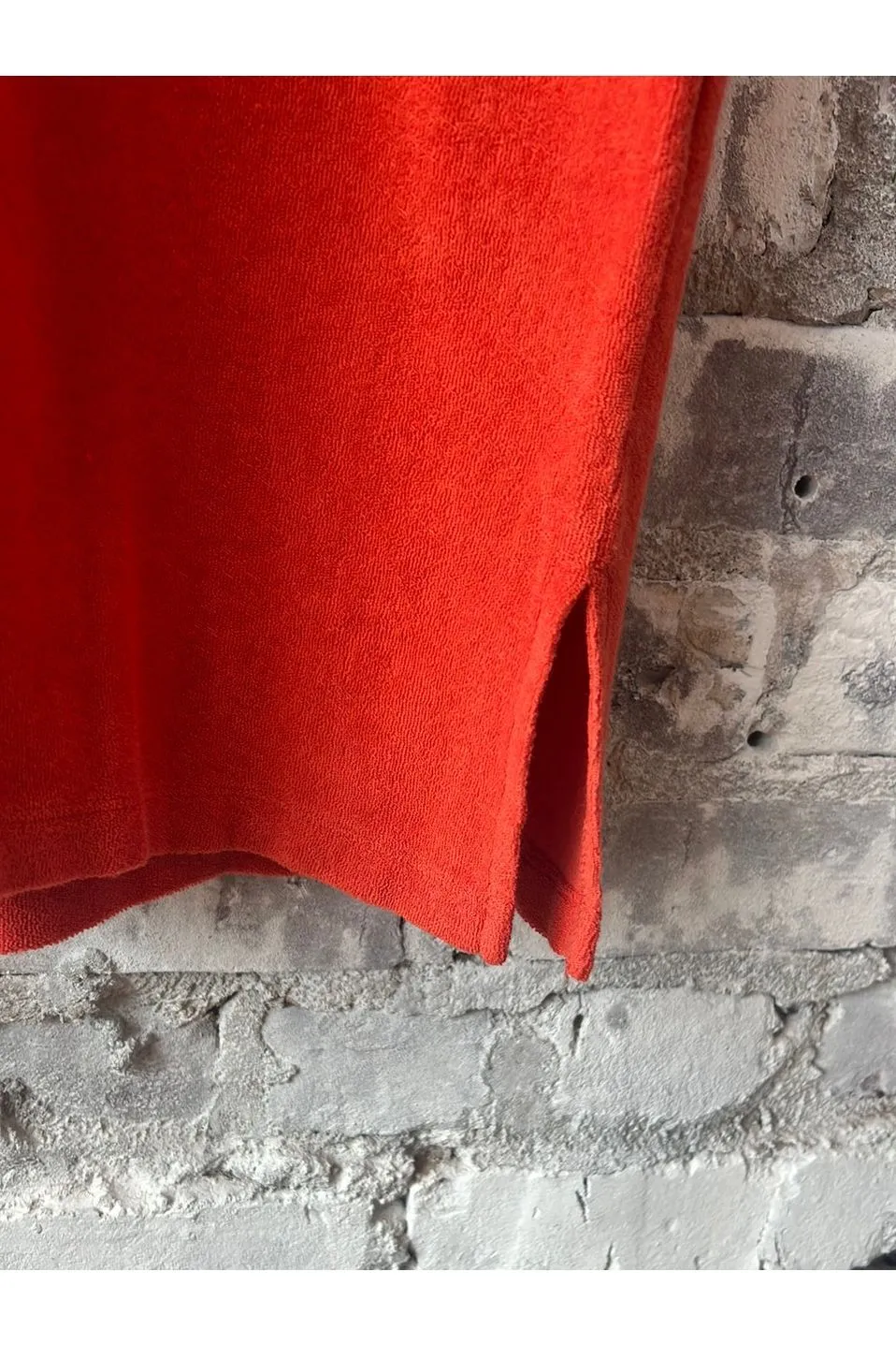 Tuan Cotton Toweling Dress - Poppy