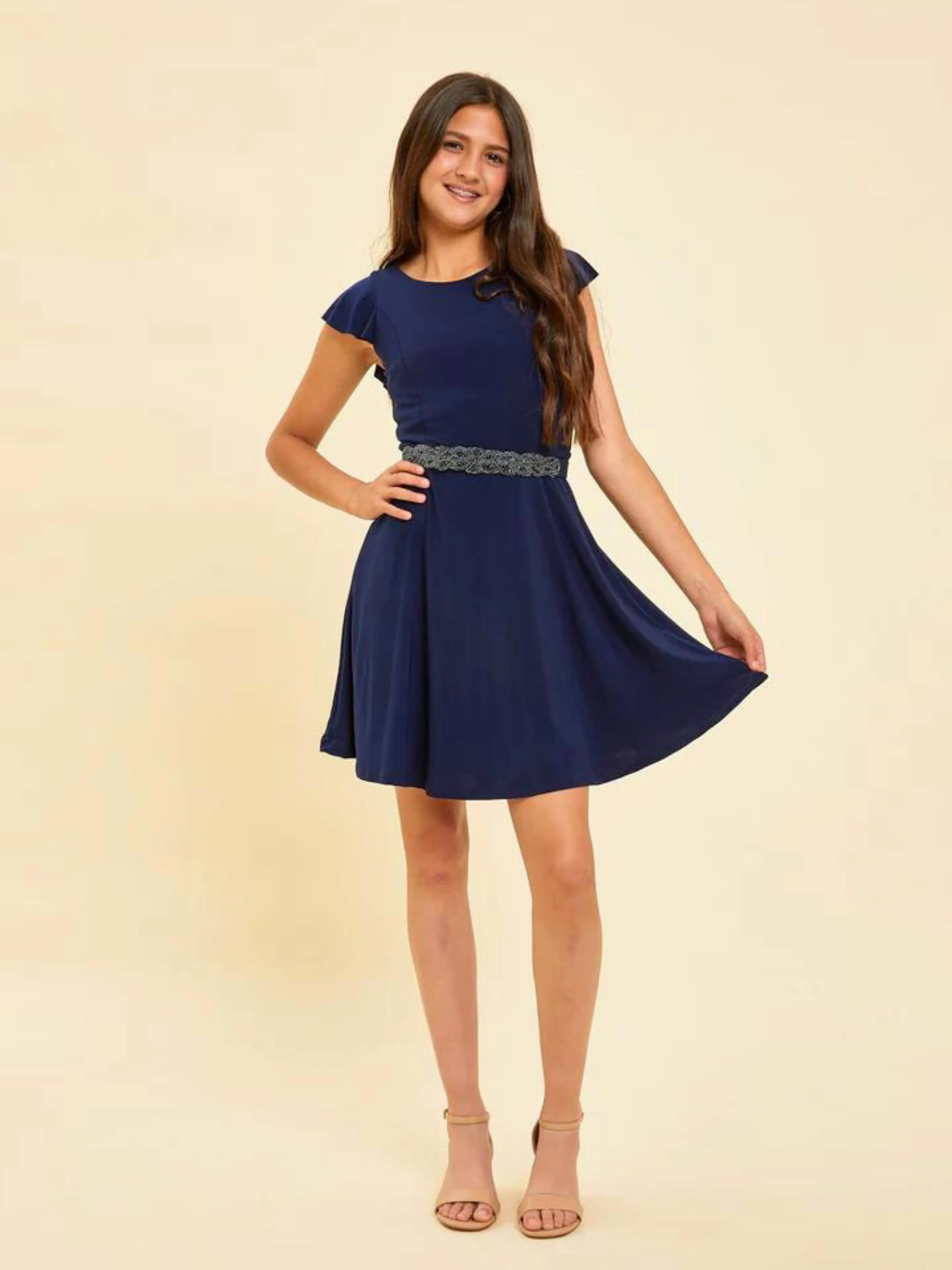 UDT LEAH Ruffle Dress _T3756K