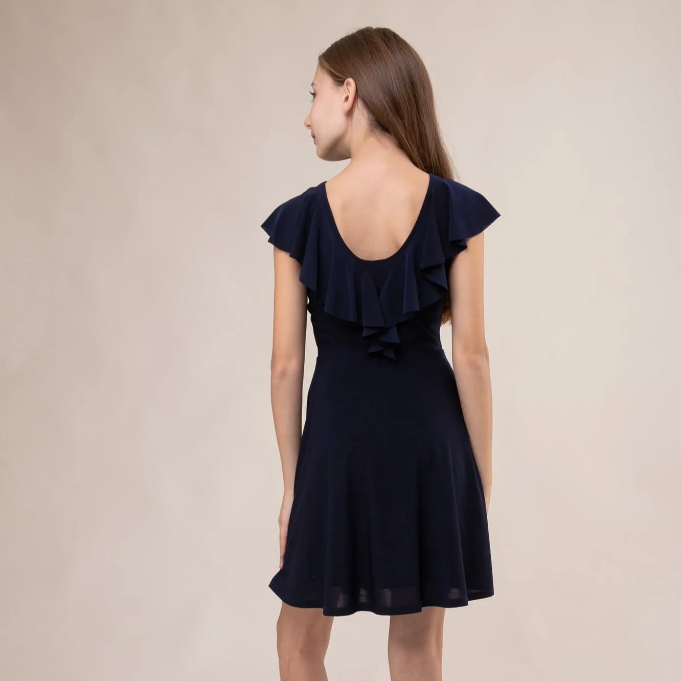 UDT LEAH Ruffle Dress _T3756K