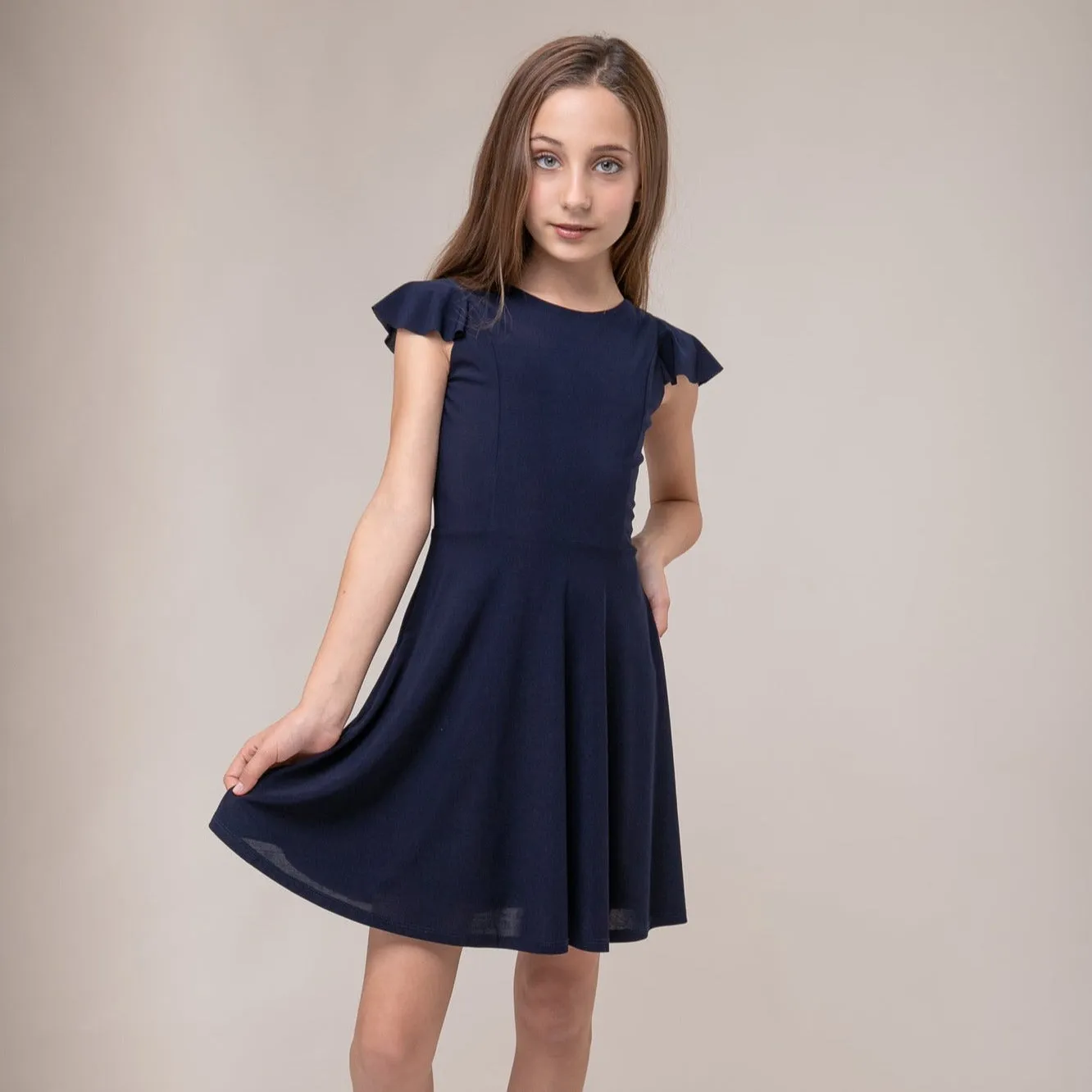 UDT LEAH Ruffle Dress _T3756K