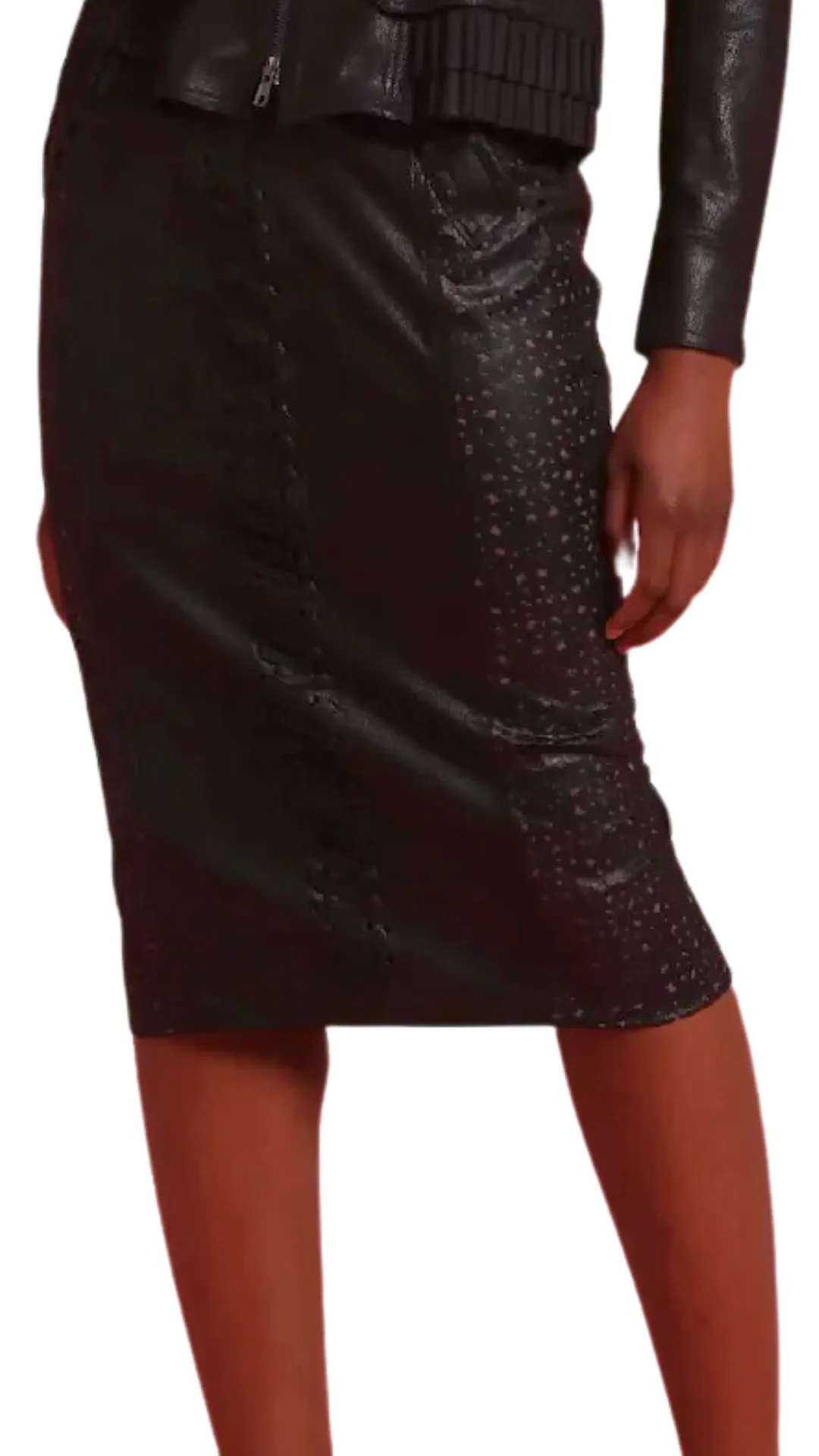 Vegan Leather Skirt