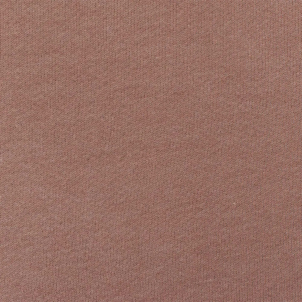 Vintage Rose Pink Solid Stretch French Terry Knit Fabric