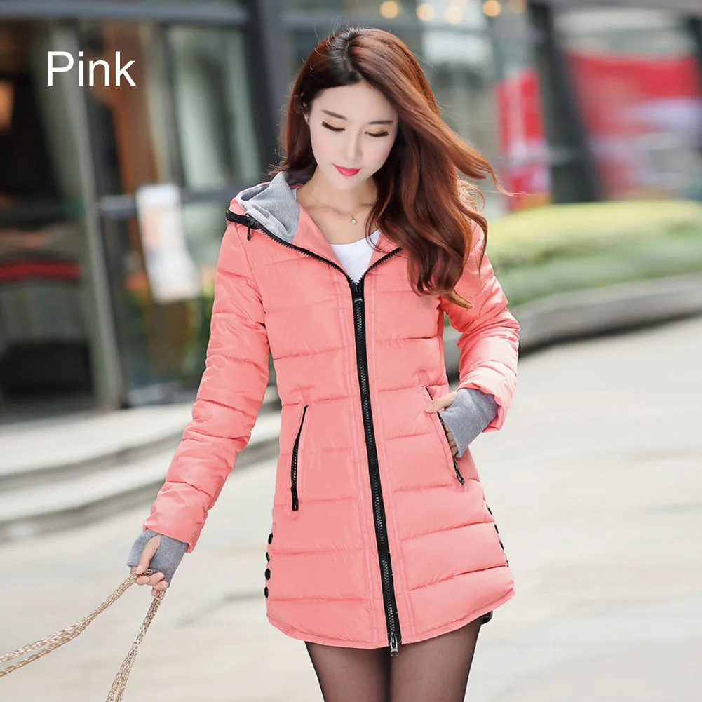 Warm Winter Sport Coat - Slim - Cotton fill Down
