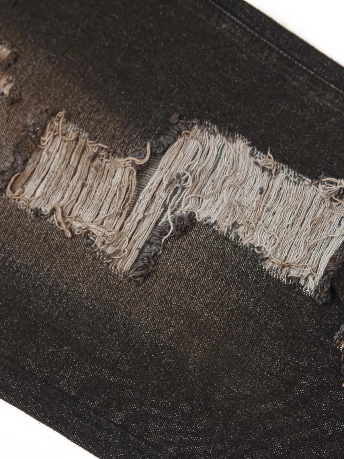 Washed Ripped Baggy Jeans