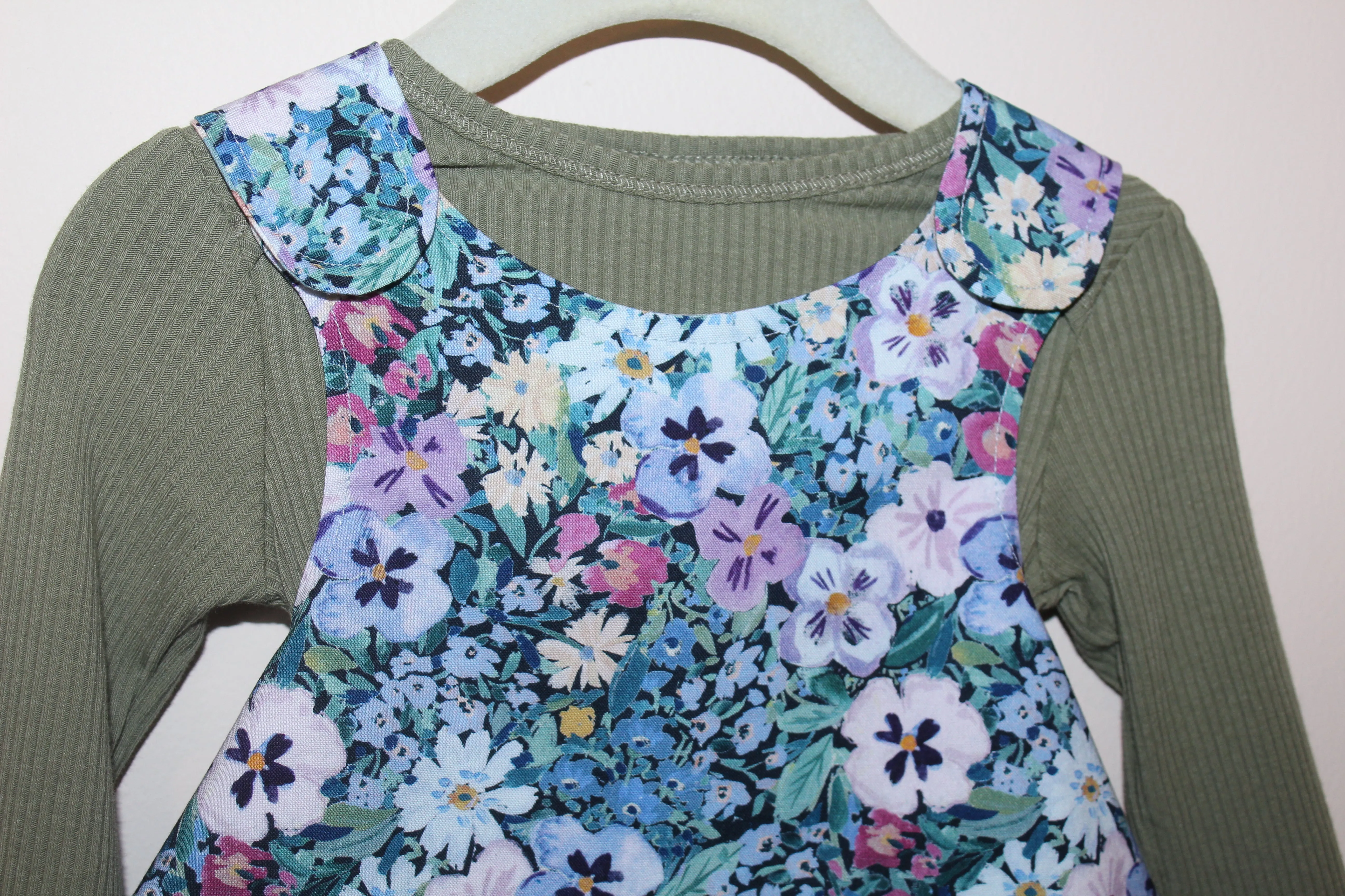 Watercolor Pansies Reversible Dress