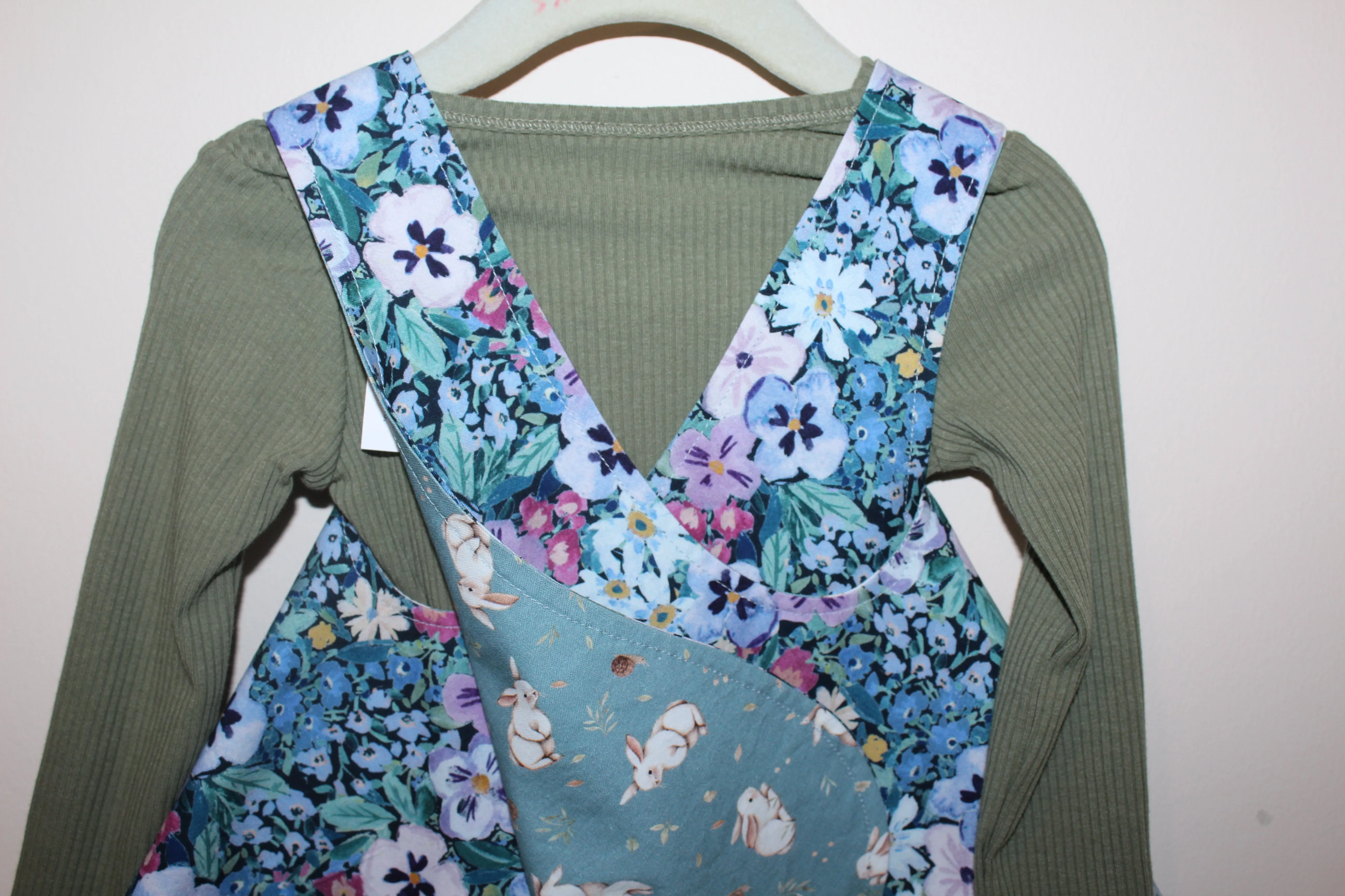Watercolor Pansies Reversible Dress