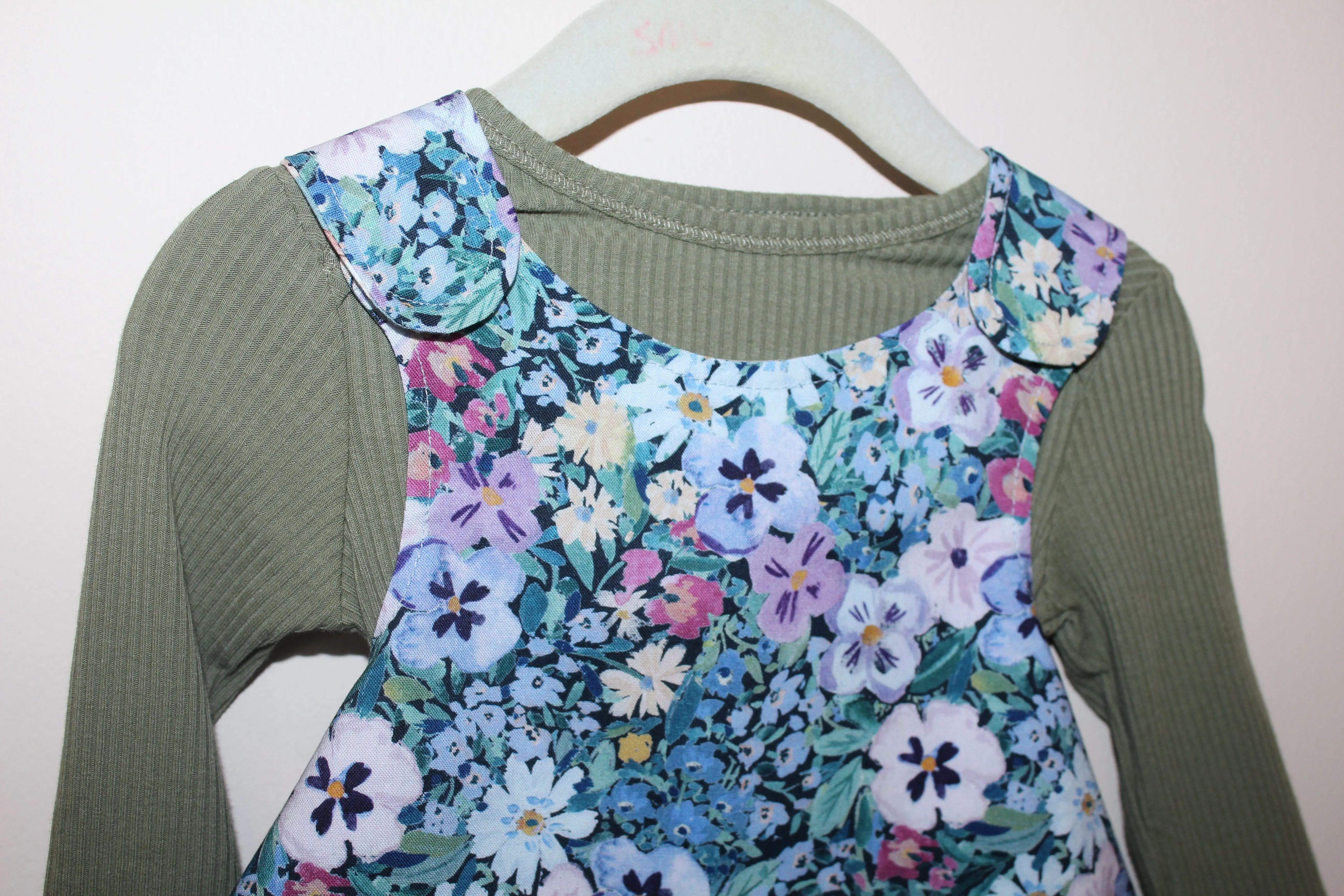 Watercolor Pansies Reversible Dress