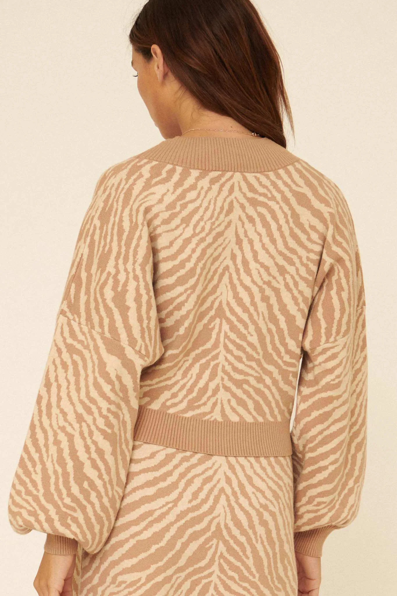 Welcome to the Jungle Tiger Surplice Sweater