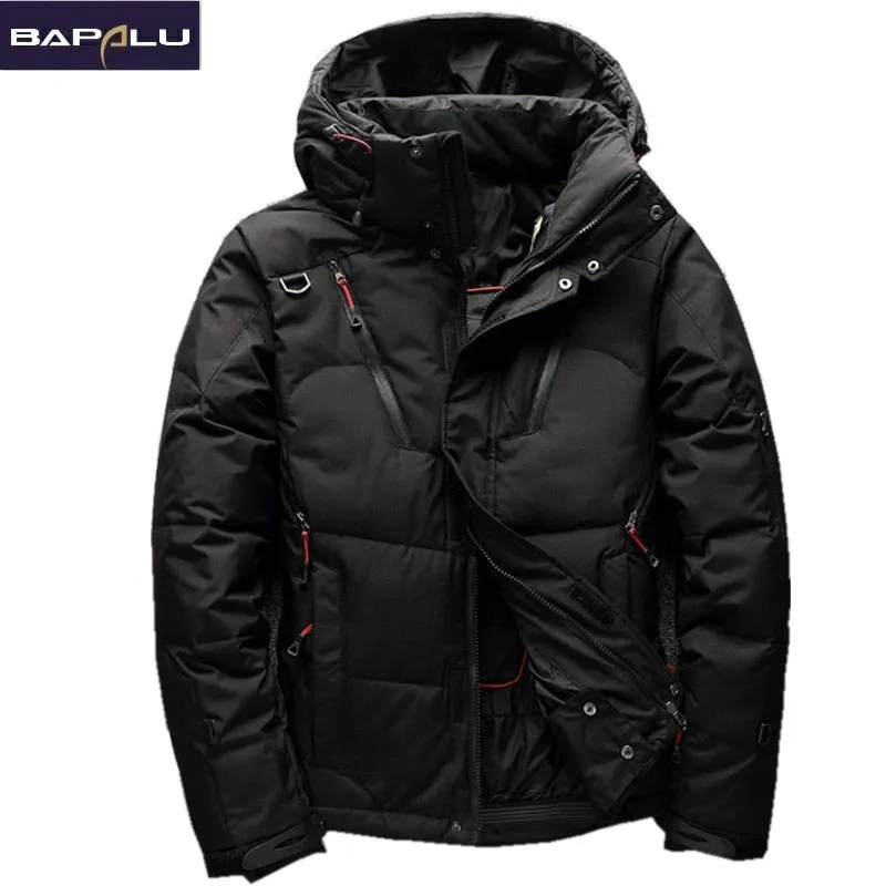 White Duck Down Jacket men coat Snow parkas male Warm Brand Clothing