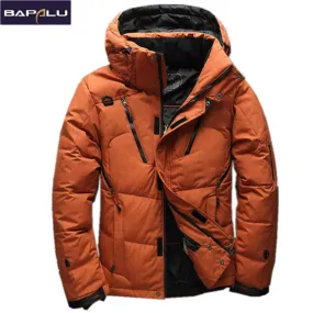 White Duck Down Jacket men coat Snow parkas male Warm Brand Clothing
