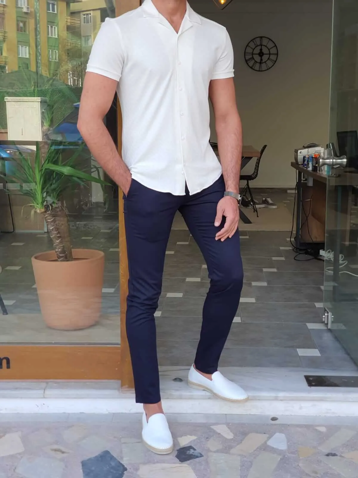 White Short Sleeve Shirt
