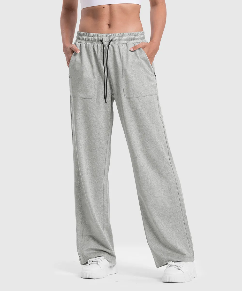Women's 1/4 Half Zip Sweatshirt and Wide Leg Pants Lounge Sets