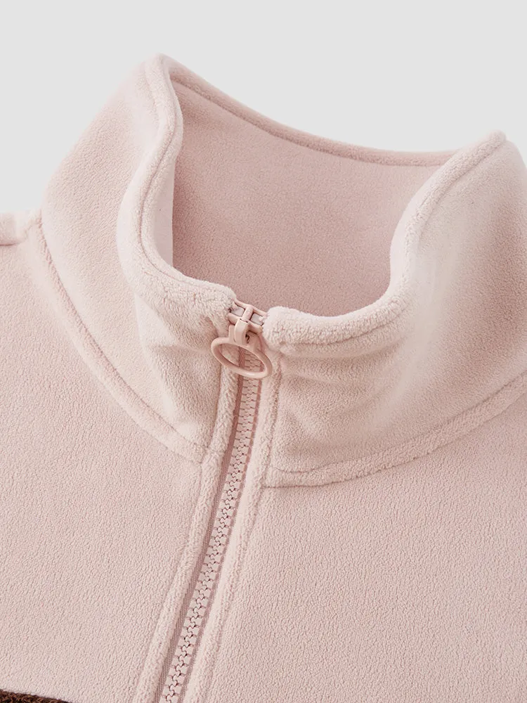 Women's fake two piece sweatshirt