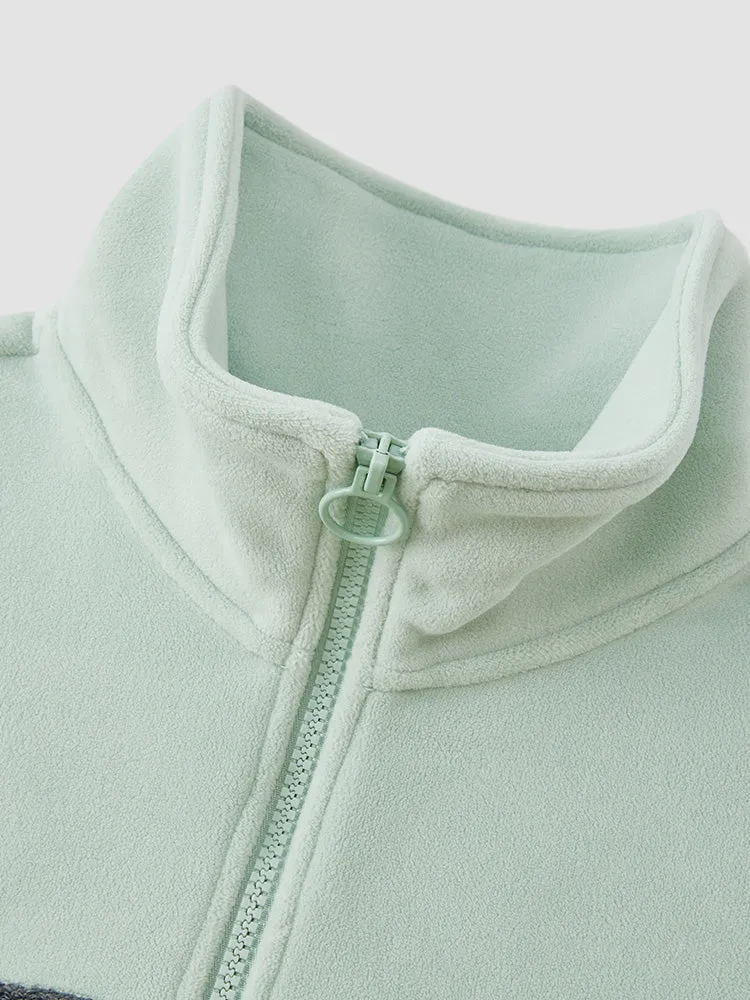 Women's fake two piece sweatshirt