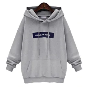 Women's Long Sleeve Hooded Sweatshirt With Pocket