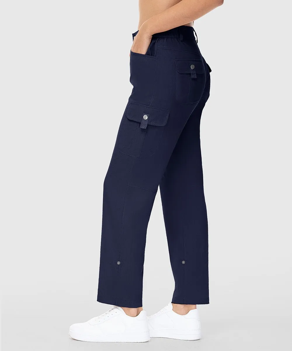 Women's Outdoor Leg Length Adjustable Straight Pants
