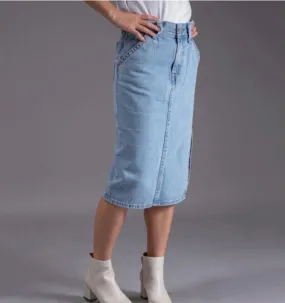 Women’s Premium Side Slit Denim Skirt