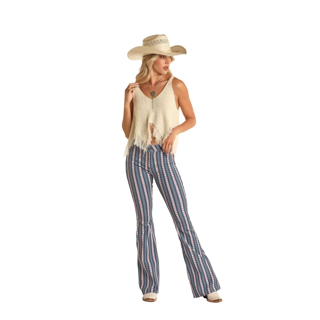 Women's  Reversible Americana Button Flare by Panhandle RRWD6PR178