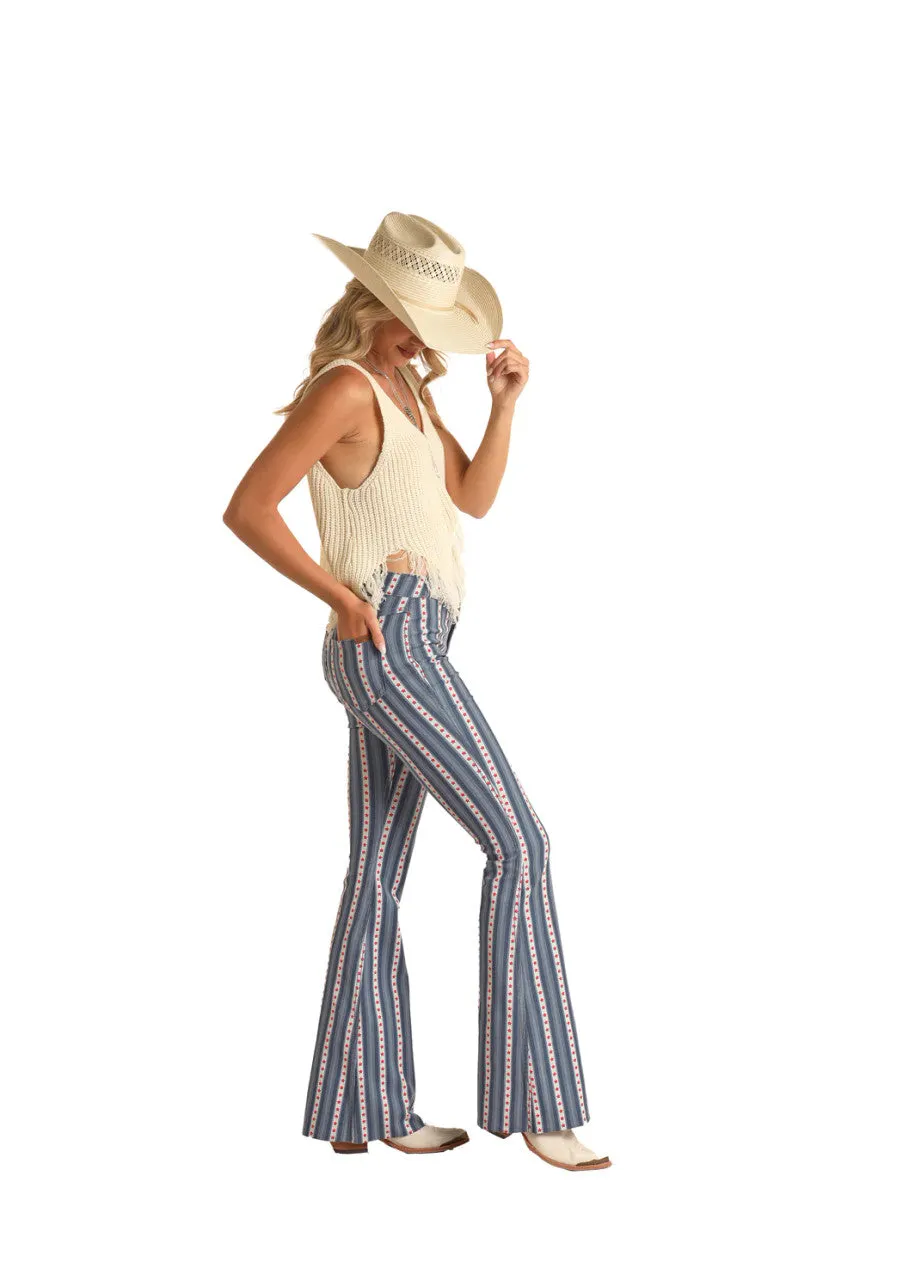 Women's  Reversible Americana Button Flare by Panhandle RRWD6PR178