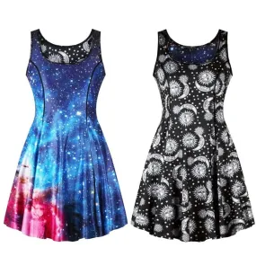 Women's Reversible Sleeveless Boho Dress