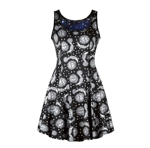 Women's Reversible Sleeveless Boho Dress