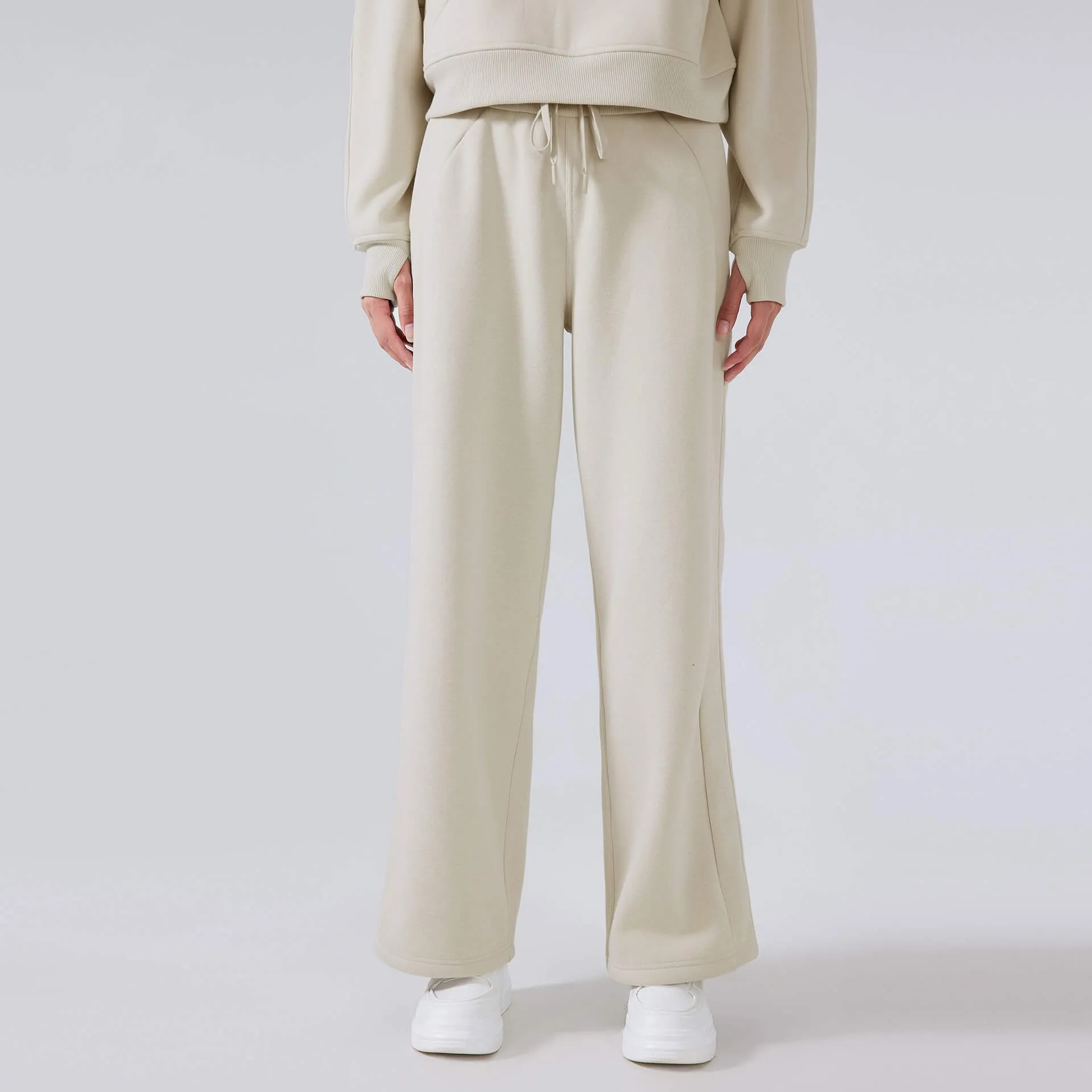 Women's Straight Leg Fleece Sweatpants Athletic Pants