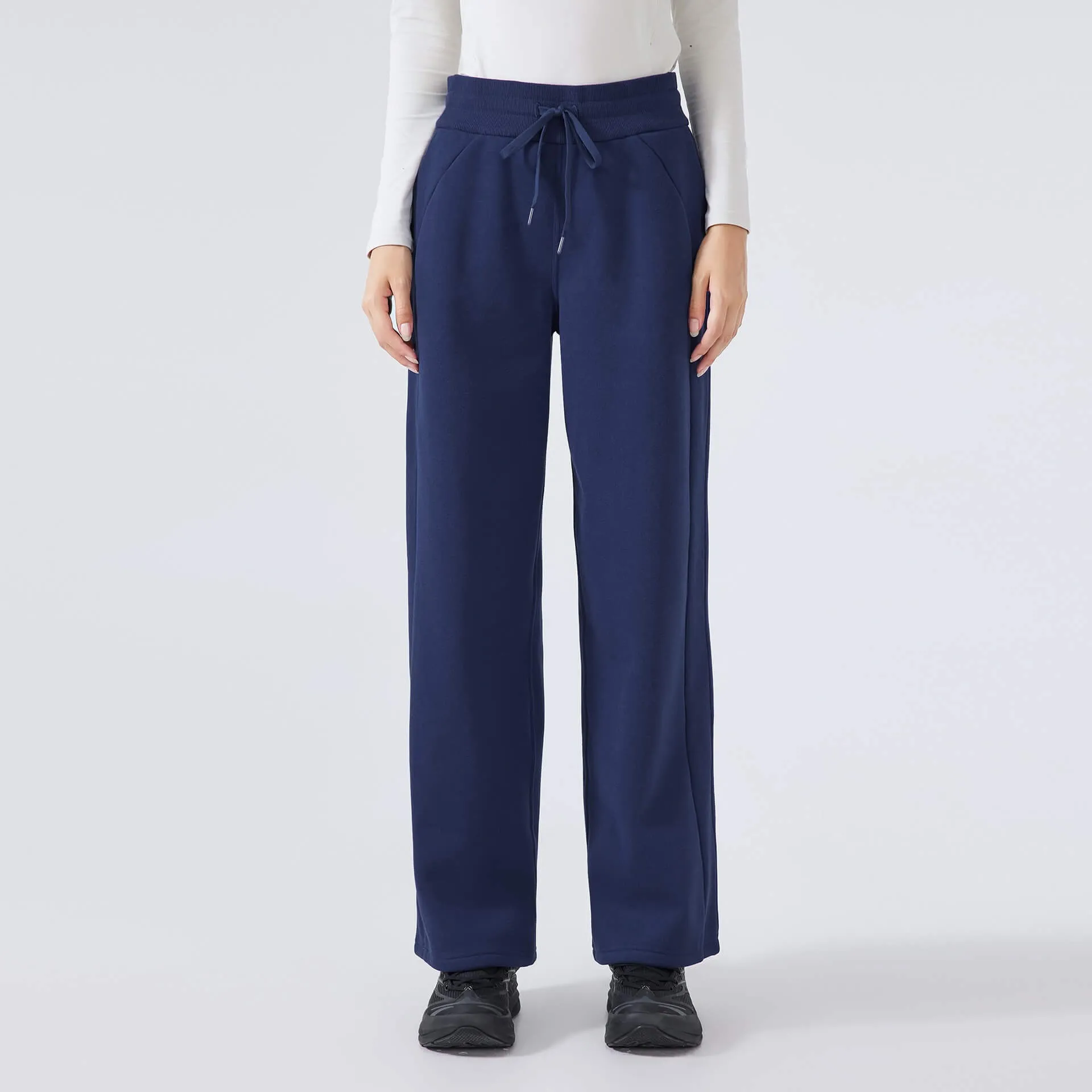 Women's Straight Leg Fleece Sweatpants Athletic Pants
