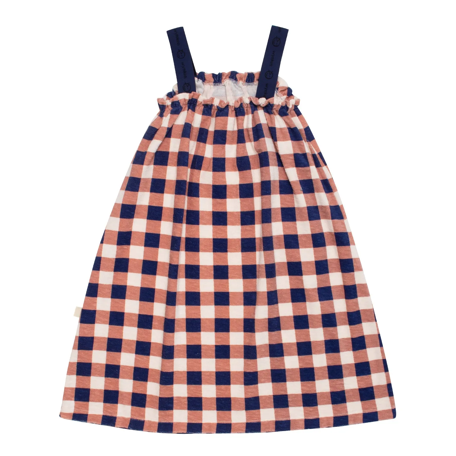 Wynken Club Sundress - Brick/Navy - 4Y Last One