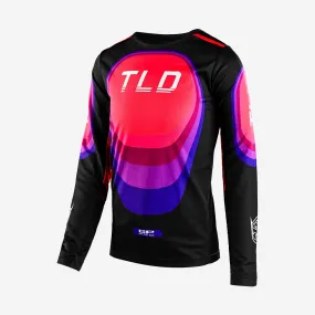 Youth GP Pro Jersey Reverb Black / Glo Red
